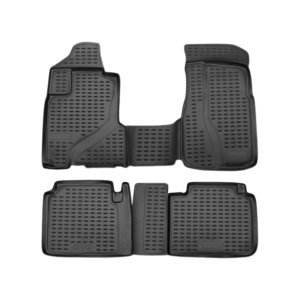 Honda CR-V Floor Mats - Omac - Rubber TPE - Black - '02-'06